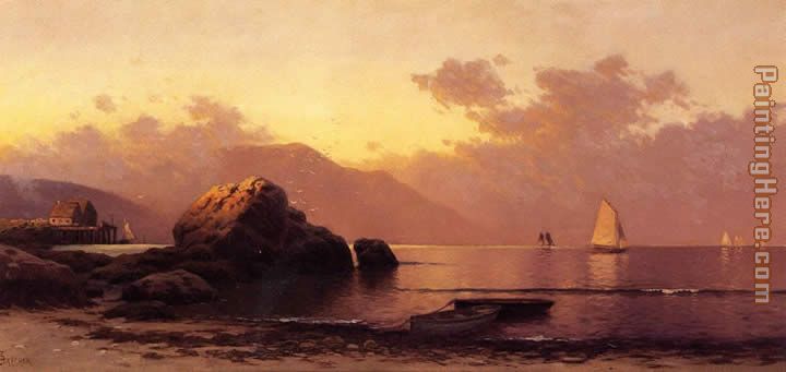 Misty Day Grand Manan painting - Alfred Thompson Bricher Misty Day Grand Manan art painting